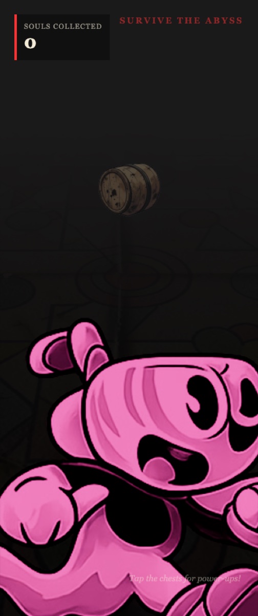 Nightmare Cuphead opened chest with SOULS COLLECTED at 100.
