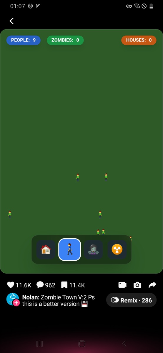 Zombie Town V2 with people counter increased to 9.