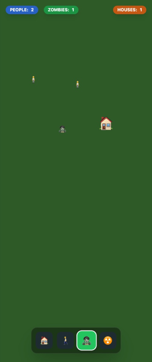 Zombie Town V2 live map with one zombie added to the town.